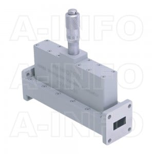 62WVA-30 WR62 Waveguide Variable Attenuator 12.4-18GHz with Two Rectangular Waveguide Interfaces