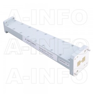 650D42WA-152.4 Double Ridge to Rectangular Waveguide Transition 18-26.5GHz 152.4mm(6inch) WRD650 to WR42