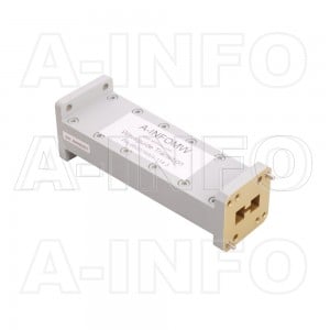650D75WA-114.3 Double Ridge to Rectangular Waveguide Transition 10-15GHz 114.3mm(4.5inch) WRD650 to WR75
