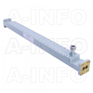 650DRWCN-40 WRD650 Double Ridge Waveguide High Directional Coupler DRWCx-XX Type 6.5-18GHz 40dB Coupling N Type Female 