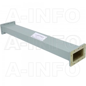 650WAL-1000 WR650 Rectangular Straight Waveguide 1.12-1.7GHz with Two Rectangular Waveguide Interfaces