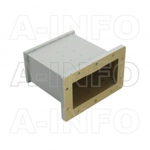 650WECAN Endlaunch Rectangular Waveguide to Coaxial Adapter 1.12-1.7GHz WR650 to N Type Female