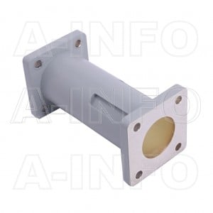 75C13.97WA-76.2 Circular to Rectangular Waveguide Transition 14.6-15GHz 76.2mm(3inch) C13.97 to WR75