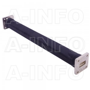75WFT-300 WR75 Flexible Twistable Waveguide 10-15GHz with Two Rectangular Waveguide Interfaces 