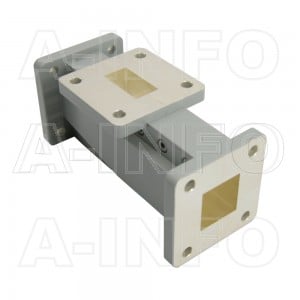 75WOMTS16.0-06 WR75 Waveguide Ortho-Mode Transducer(OMT) 10-13GHz 16mm(0.63inch) Square Waveguide Common Port