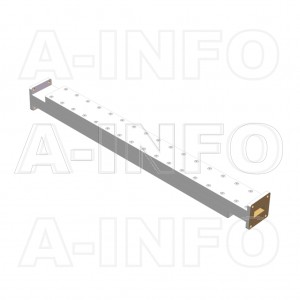 75WPFA5-30 WR75 Waveguide Low-Medium Power Precision Fixed Attenuator 10-15GHz with Two Rectangular Waveguide Interfaces