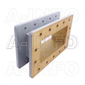 770WSPA14 WR770 Wavelength 1/4 Spacer(Shim) 0.96-1.45GHz with Rectangular Waveguide Interfaces 