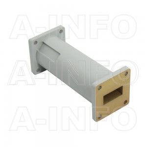 90C25WA-101.6 Circular to Rectangular Waveguide Transition 8.2-12.4GHz 101.6mm(4inch) C25 to WR90