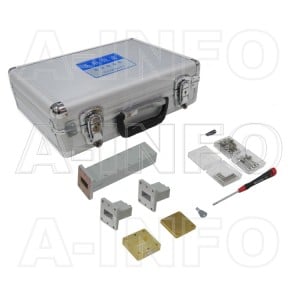 90CLKA1-SEFEF_PB WR90 Standard CLKA1 Series Waveguide Calibration Kits 8.2-12.4GHz with Rectangular Waveguide Interface