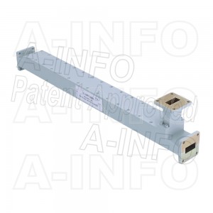 90WC-10 WR90 Waveguide High Directional Coupler WC-XX Type E-Plane Bend 8.2-12.4GHz 10dB Coupling with Three Rectangular Waveguide Interfaces 