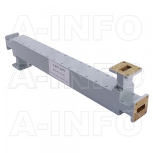 90WDXC-20 WR90 Waveguide High Directional Coupler WDXC-XX Type E-Plane Bend 8.2-12.4GHz 20dB Coupling with Four Rectangular Waveguide Interfaces 