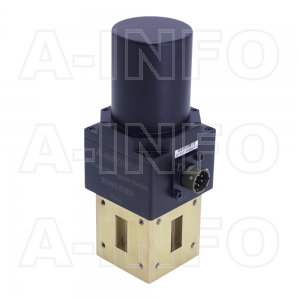 90WESMD WR90 Rectangular Waveguide SPDT Latching Switch 8.2-12.4GHz E plane with three Rectangular Waveguide Interfaces
