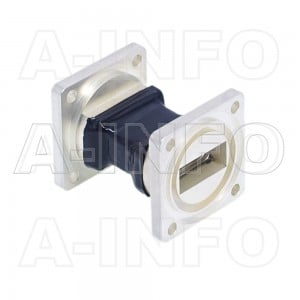 90WF-50_BEBE WR90 Flexible Waveguide 8.2-12.4GHz with Two Rectangular Waveguide Interfaces 