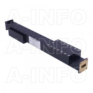 90WPFA225-10 WR90 Waveguide Medium Power Precision Fixed Attenuator 8.2-12.4GHz with Two Rectangular Waveguide Interfaces