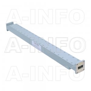 90WPFA25-6 WR90 Waveguide Low-Medium Power Precision Fixed Attenuator 8.2-12.4GHz with Two Rectangular Waveguide Interfaces