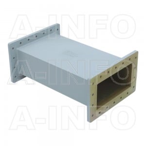 975WAL-500 WR975 Rectangular Straight Waveguide 0.75-1.12GHz with Two Rectangular Waveguide Interfaces