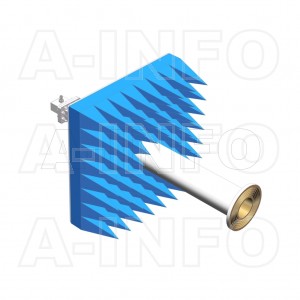 LB-ACH-229-10-C-TF-A1 Linear Polarization Corrugated Feed Horn Antenna 3.3-4.9GHz 10dB Gain TNC Female Equipped with Absorber