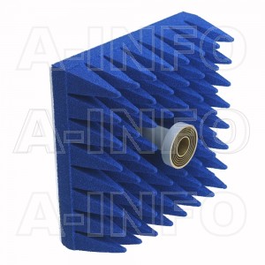 LB-ACH-90-10-A-A1 Linear Polarization Corrugated Feed Horn Antenna 8.2-12.4GHz 10dB Gain Rectangular Waveguide Interface Equipped with Absorber