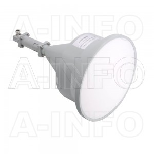LB-CLS-90-30-10-C-NF Linear Polarization Spot-Focusing Lens Horn Antenna 8.2-12.4GHz N Type Female