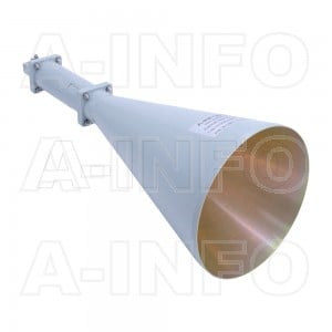 LB-CNH-112-20-C-3.5F Linear Polarization Conical Horn Antenna 7.05-10GHz 20dB Gain 3.5 mm Female