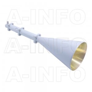 LB-CNH-90-20-L16-C-TF Left Hand Circular Polarization(LHCP) Conical Horn Antenna 8.9-11.7GHz 20dB Gain TNC Female