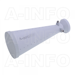 LB-CSJ-40400-KFSPO Conical Dual Polarization Horn Antenna 4-40GHz 16dB Gain 2.92mm Female