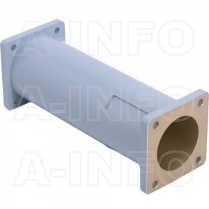 112WC128WA-127 Circular to Rectangular Waveguide Transition 7.05-8.51GHz 127mm(5inch) WC128 to WR112