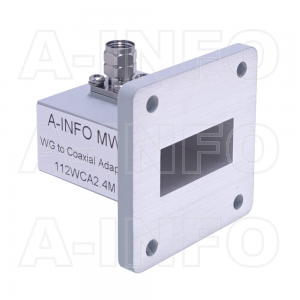 112WCA2.4M Right Angle Rectangular Waveguide to Coaxial Adapter 7.05-10GHz WR112 to 2.4mm Male