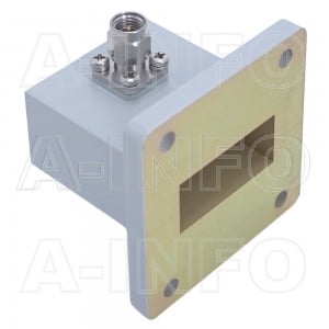 112WCA3.5M Right Angle Rectangular Waveguide to Coaxial Adapter 7.05-10GHz WR112 to 3.5mm Male