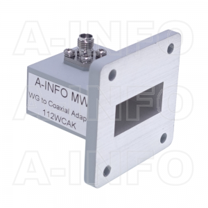 112WCAK Right Angle Rectangular Waveguide to Coaxial Adapter 7.05-10GHz WR112 to 2.92mm Female