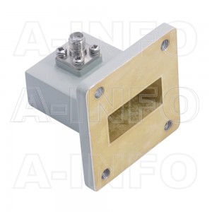 112WCAK Right Angle Rectangular Waveguide to Coaxial Adapter 7.05-10GHz WR112 to 2.92mm Female