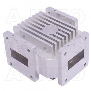 112WCIC-70100-20-200 WR112 Waveguide Circulator 7.05-10Ghz with Three Rectangular Waveguide Interfaces 