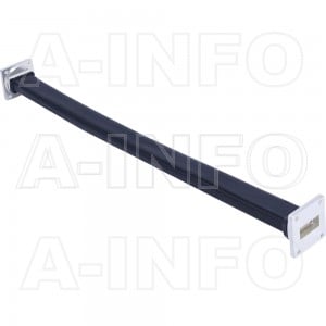 112WF-500 WR112 Flexible Waveguide 7.05-10GHz with Two Rectangular Waveguide Interfaces 