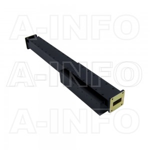 112WPFA425-10 WR112 Waveguide Medium Power Precision Fixed Attenuator 7.05-10GHz with Two Rectangular Waveguide Interfaces