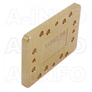 112WS_P0 WR112 Waveguide Short Plates 7.05-10GHz with Rectangular Waveguide Interface