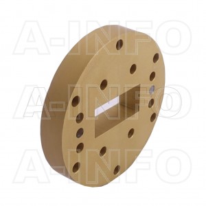 112WSPA14 WR112 Wavelength 1/4 Spacer(Shim) 7.05-10GHz with Rectangular Waveguide Interfaces 