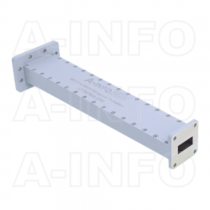 13790WA-254 Rectangular to Rectangular Waveguide Transition 8.2-12.4GHz 254mm(10inch) WR137 to WR90