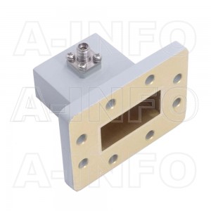 137WCA3.5 Right Angle Rectangular Waveguide to Coaxial Adapter 5.85-8.2GHz WR137 to 3.5mm Female