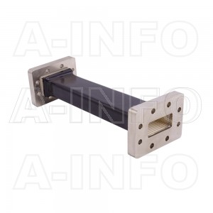 137WFT-181_DPDM WR137 Flexible Twistable Waveguide 5.85-8.2GHz with Two Rectangular Waveguide Interfaces 