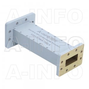 159137WA-152.4 Rectangular to Rectangular Waveguide Transition 5.85-7.05GHz 152.4mm(6inch) WR159 to WR137