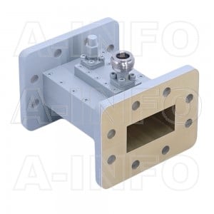 159WHCN-50 WR159 Waveguide Loop Coupler WHCx-XX Type 4.9-7.05GHz 50dB Coupling N Type Female 