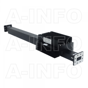 159WPFA1300-50 WR159 Waveguide High Power Precision Fixed Attenuator 4.9-7.05GHz with Two Rectangular Waveguide Interfaces