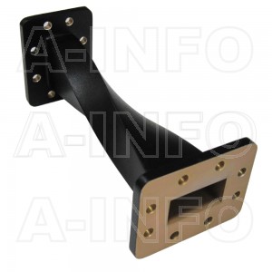 159WTA-200 WR159 Rectangular Twist Waveguide 4.9-7.05GHz with Two Rectangular Waveguide Interfaces