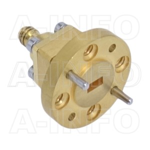 15WECA1.0_Cu Endlaunch Rectangular Waveguide to Coaxial Adapter 50-75GHz WR15 to 1.0mm Female