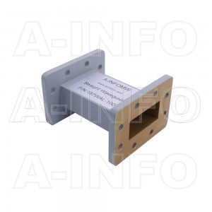 187WAL-100 WR187 Rectangular Straight Waveguide 3.95-5.85GHz with Two Rectangular Waveguide Interfaces