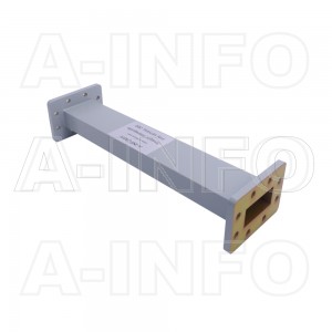 187WAL-300 WR187 Rectangular Straight Waveguide 3.95-5.85GHz with Two Rectangular Waveguide Interfaces