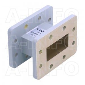 187WAL-50 WR187 Rectangular Straight Waveguide 3.95-5.85GHz with Two Rectangular Waveguide Interfaces