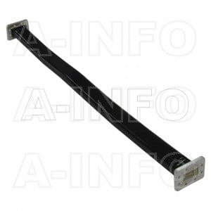 187WF-1000_DMDM WR187 Flexible Waveguide 3.95-5.85GHz with Two Rectangular Waveguide Interfaces 
