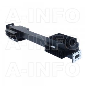 187WPFA1500-10 WR187 Waveguide High Power Precision Fixed Attenuator 3.95-5.85GHz with Two Rectangular Waveguide Interfaces