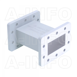 229WAL-100 WR229 Rectangular Straight Waveguide 3.3-4.9GHz with Two Rectangular Waveguide Interfaces
